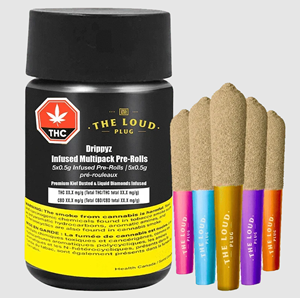 The Loud Plug - Drippyz Multipack Infused Pre-Rolls 5x0.5- 2.5G