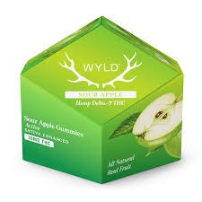 Wyld - Real Fruit Sour Apple Gummies 10X1Pc - 40G