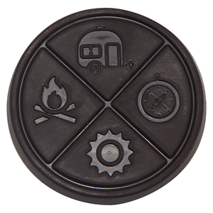 The Hazy Camper - Hazy Mint Thc Organic Dark Chocolate