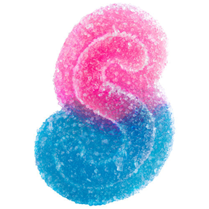 Sourz By Spinach - Fully Blasted Blue Raspberry Watermelon Gummies - 25G