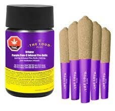 The Loud Plug - Drippyz Purple Pom-G Infused Pre-Rolls 5x0.5 - 2.5G
