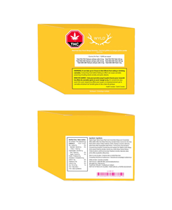 Wyld - Real Fruit Sour Peach Mango THC:CBG Gummies 10X1Pc - 40G