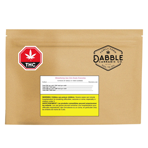 Dabble Cannabis Co. - Strawberry Jam Live Rosin Gummies - 40G